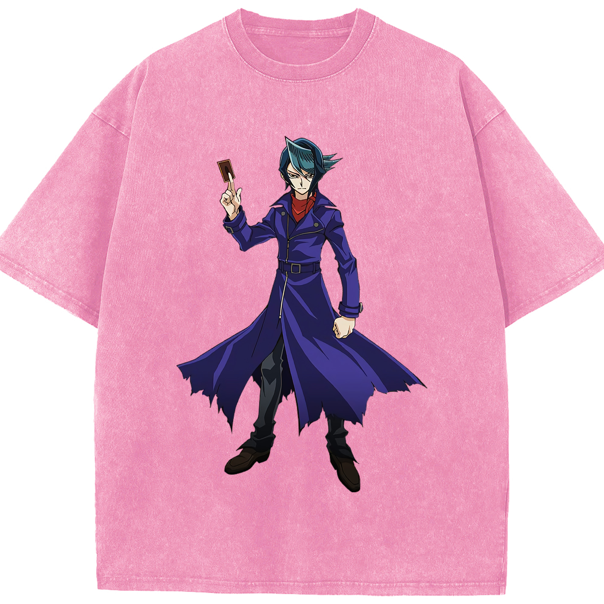 （画像用） 遊☆戯☆王 Yu-Gi-Oh! 綿100% ヴィンテージ風 半袖Tシャツ（フロントプリント）
